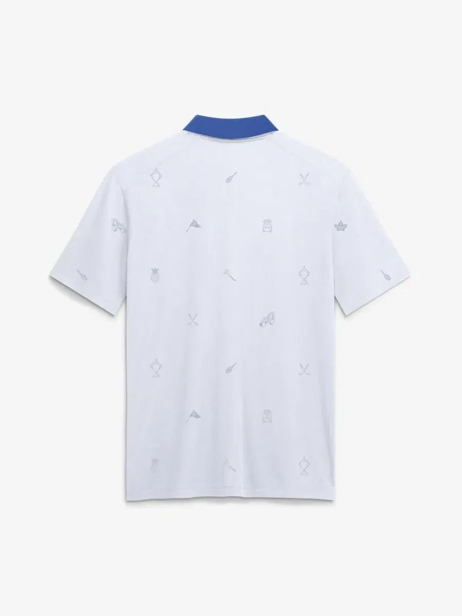 Поло Nike Dri-FIT с узором Vapor — изображение 2 из 2, белый