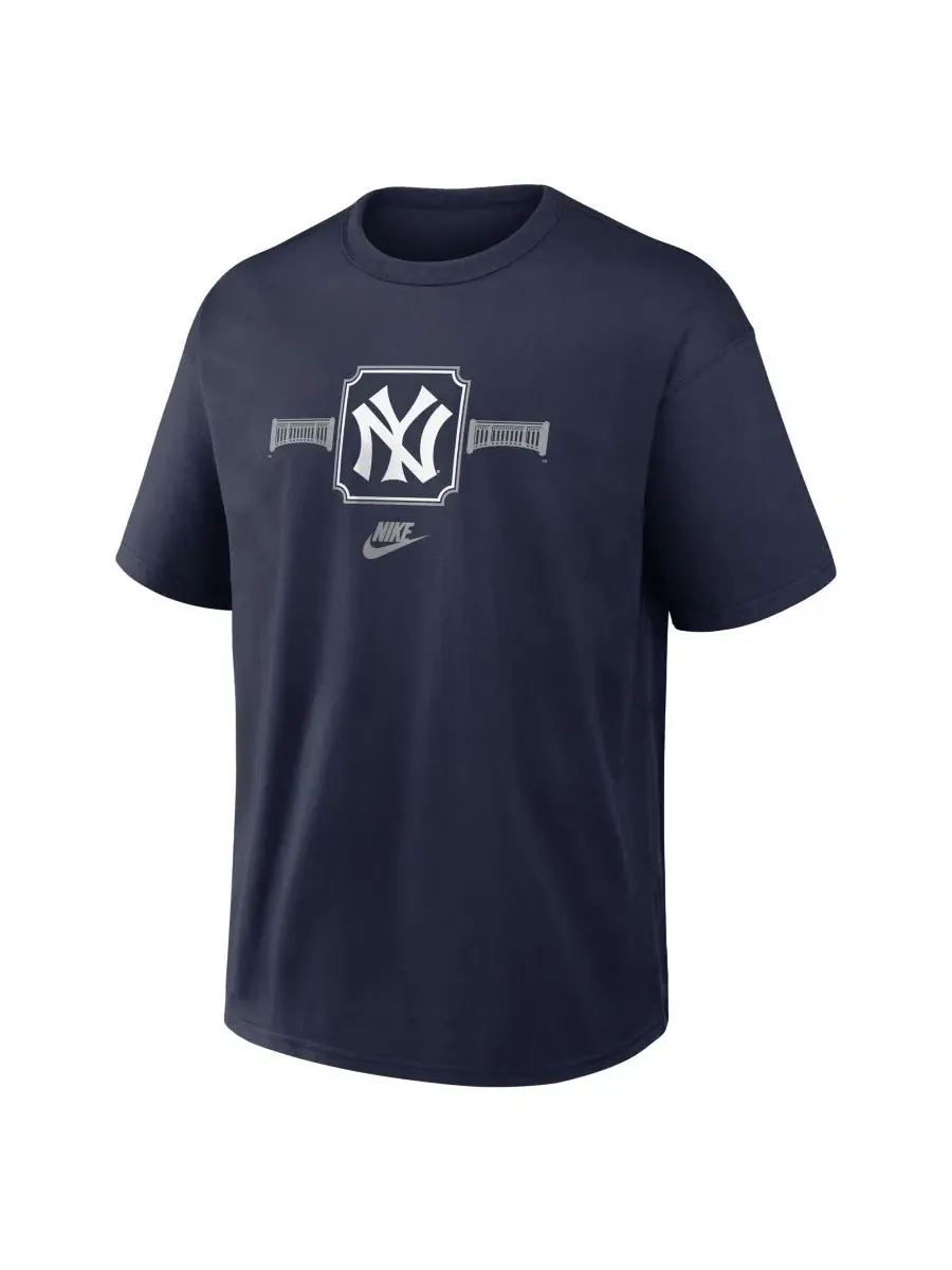 Футболка с принтом Bronx Bombers Local Max90 Nike — изображение 2 из 3, темно-синий