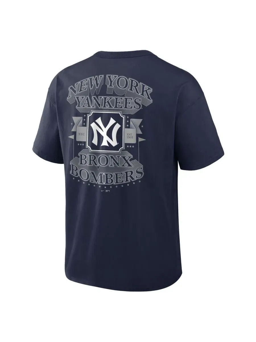 Футболка с принтом Bronx Bombers Local Max90 Nike — изображение 3 из 3, темно-синий