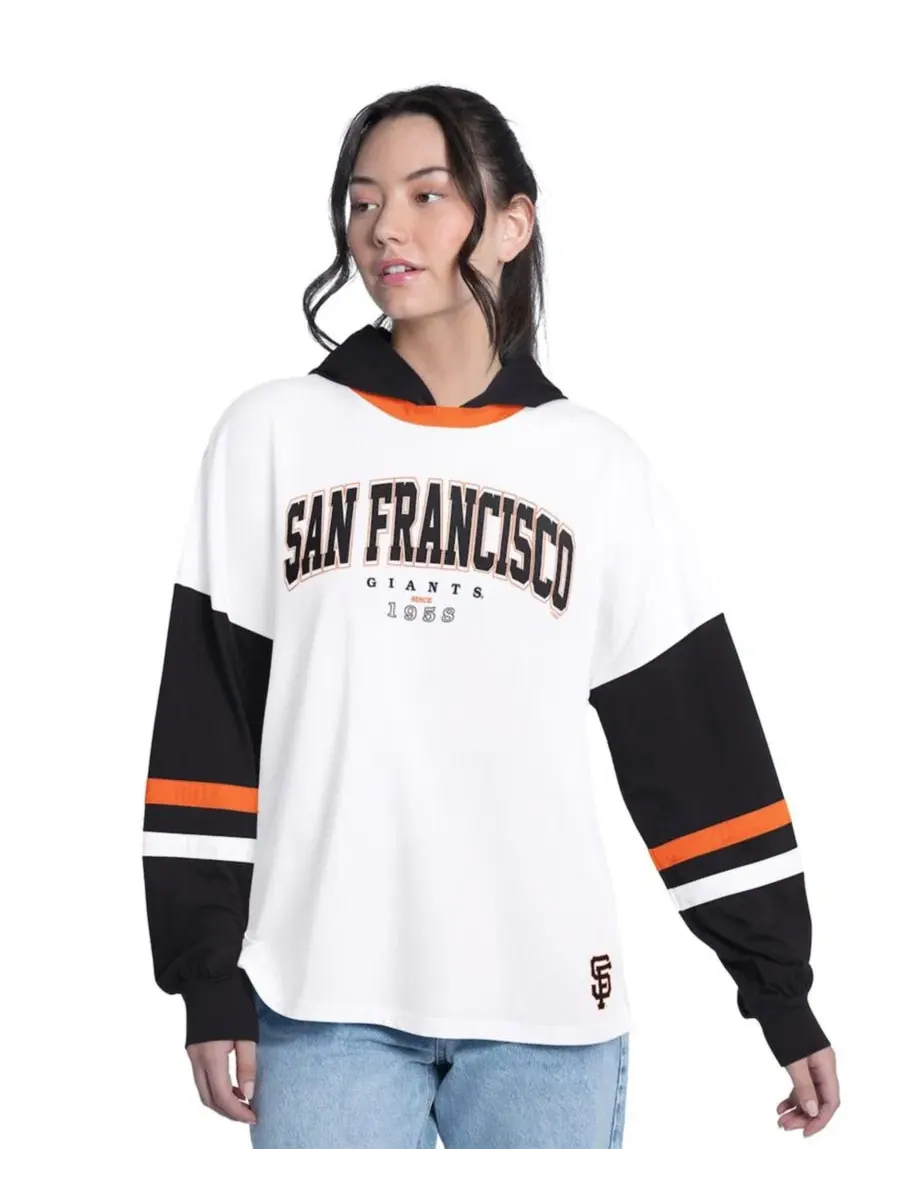 Худи-футболка с длинным рукавом Key Player San Francisco Giants G-III 4Her by Carl Banks
