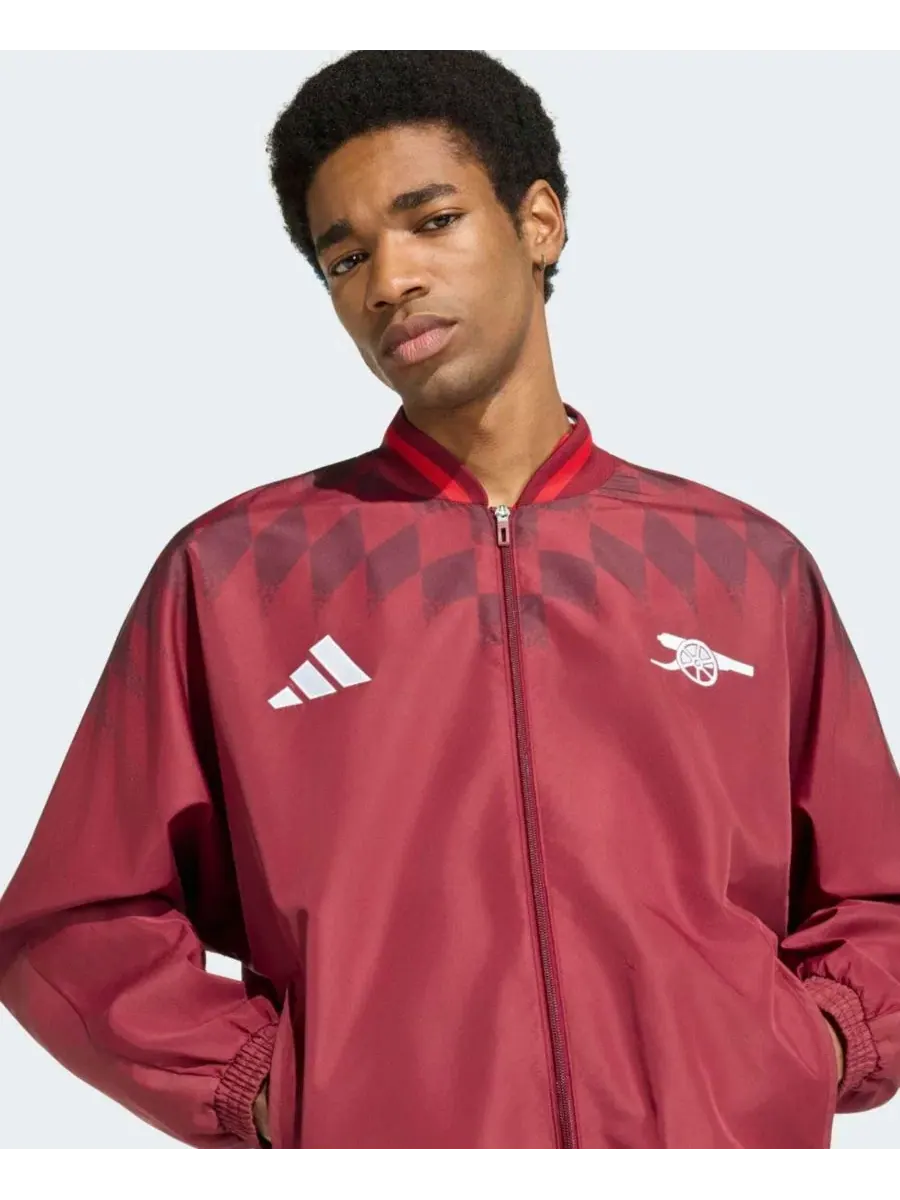 Толстовка с капюшоном с принтом adidas — изображение 3 из 5, коричневый