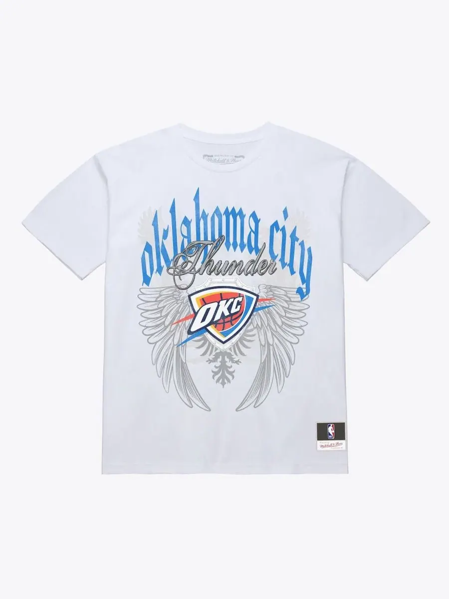 Футболка с принтом Old English Classic Mitchell & Ness