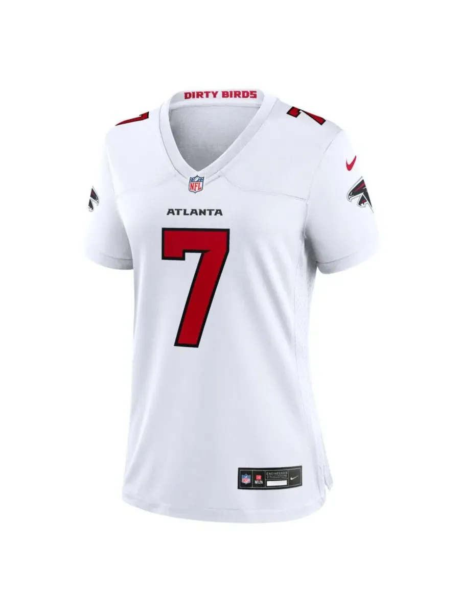 Футболка игровая Bijan Robinson Atlanta Falcons Nike — изображение 2 из 3, белый