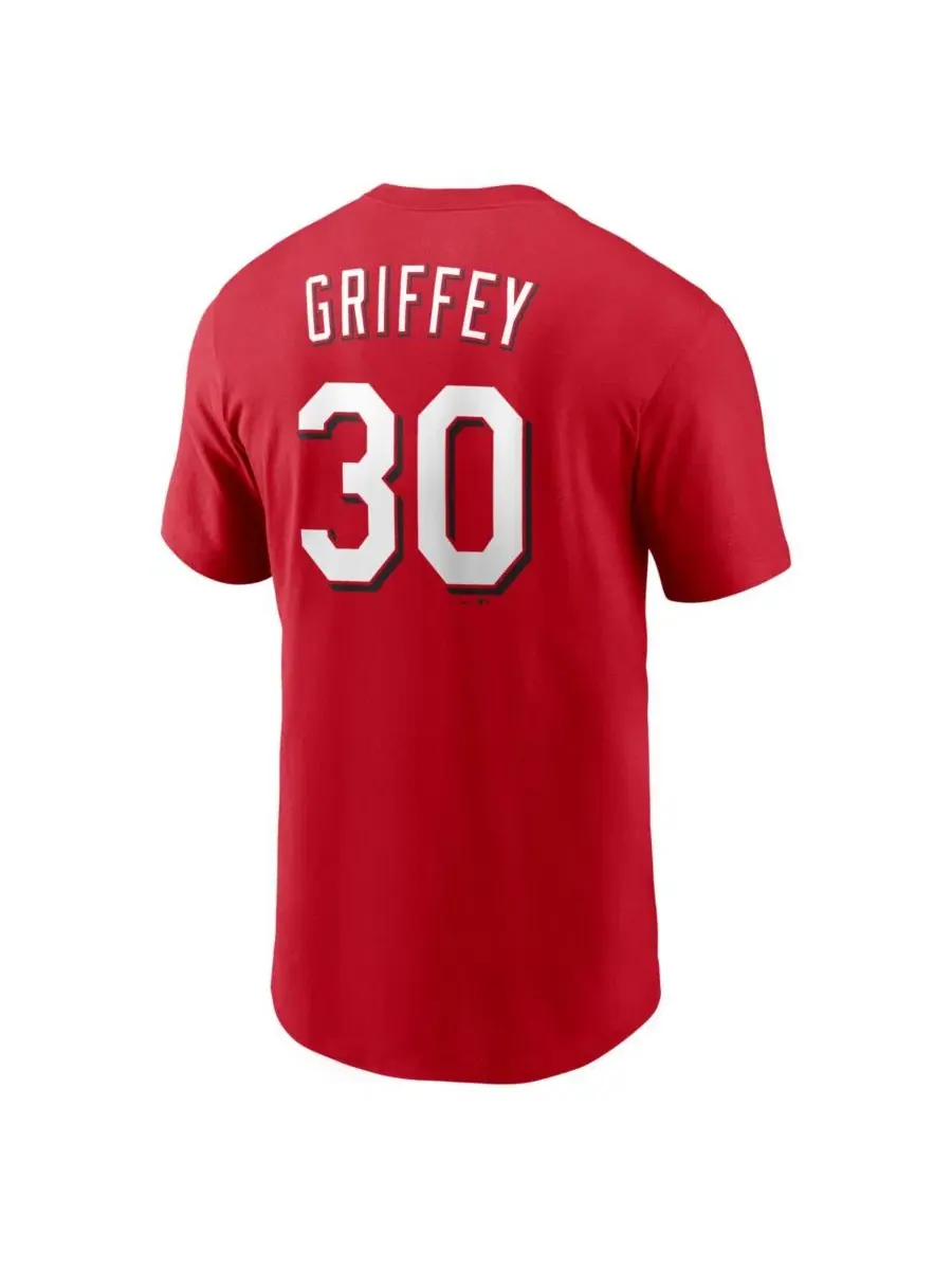 Футболка с длинным рукавом Ken Griffey Jr. Nike — изображение 3 из 3, красный