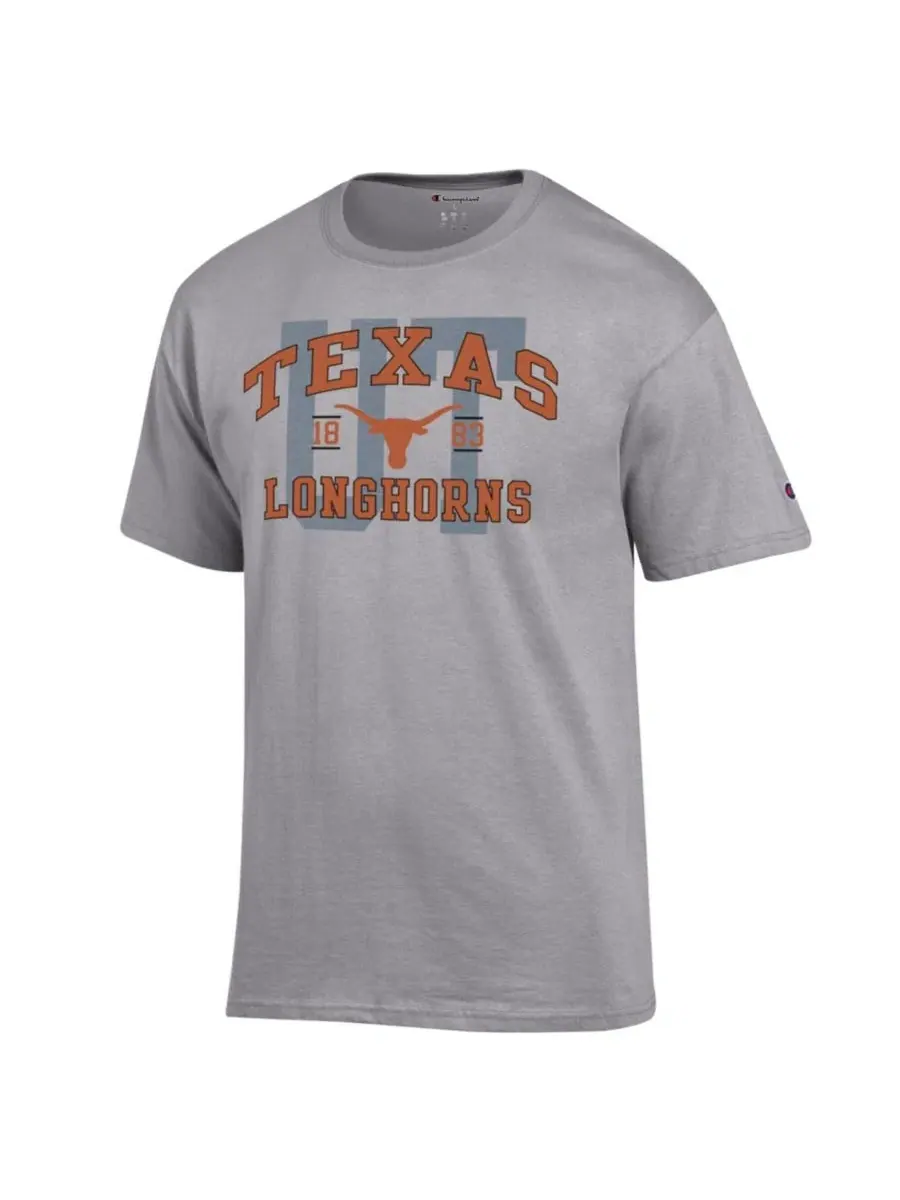 Футболка с принтом Texas Longhorns Varsity Champion — изображение 3 из 3, серый