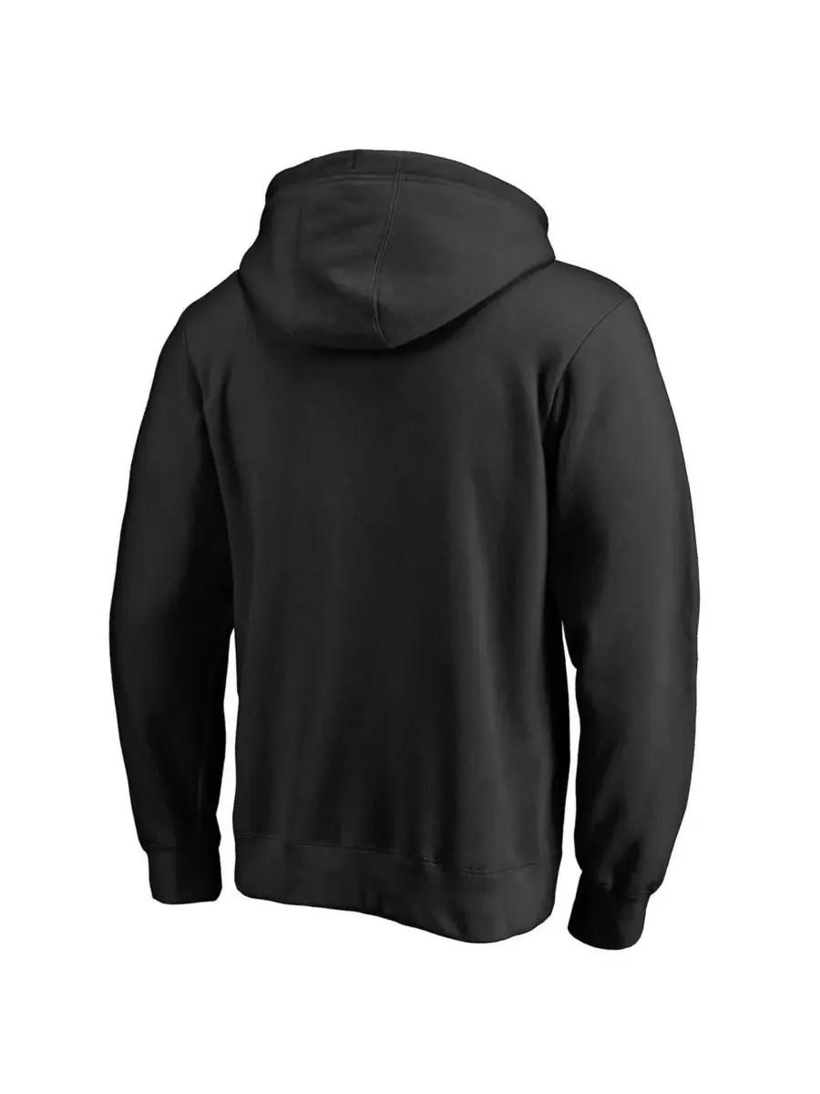 Fanatics Мужская черная толстовка с капюшоном Chicago Bulls с альтернативным логотипом — изображение 2 из 2, черный