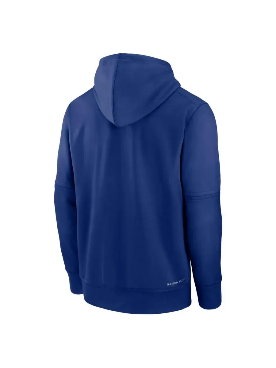 Мужская толстовка Royal New York Mets Authentic Collection Therma-FIT Nike — изображение 2 из 2, оранжевый