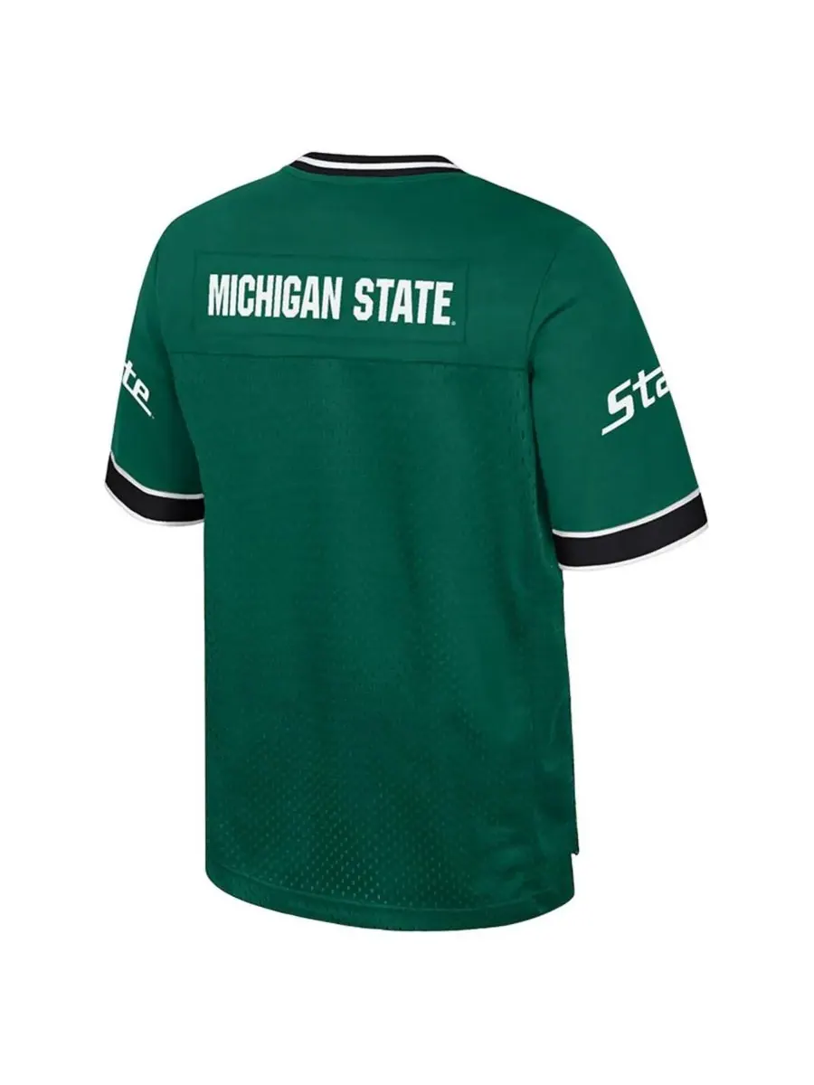 Colosseum Мужская зеленая футболка Michigan State Spartans Nothing But The Hits — изображение 2 из 3, зеленый