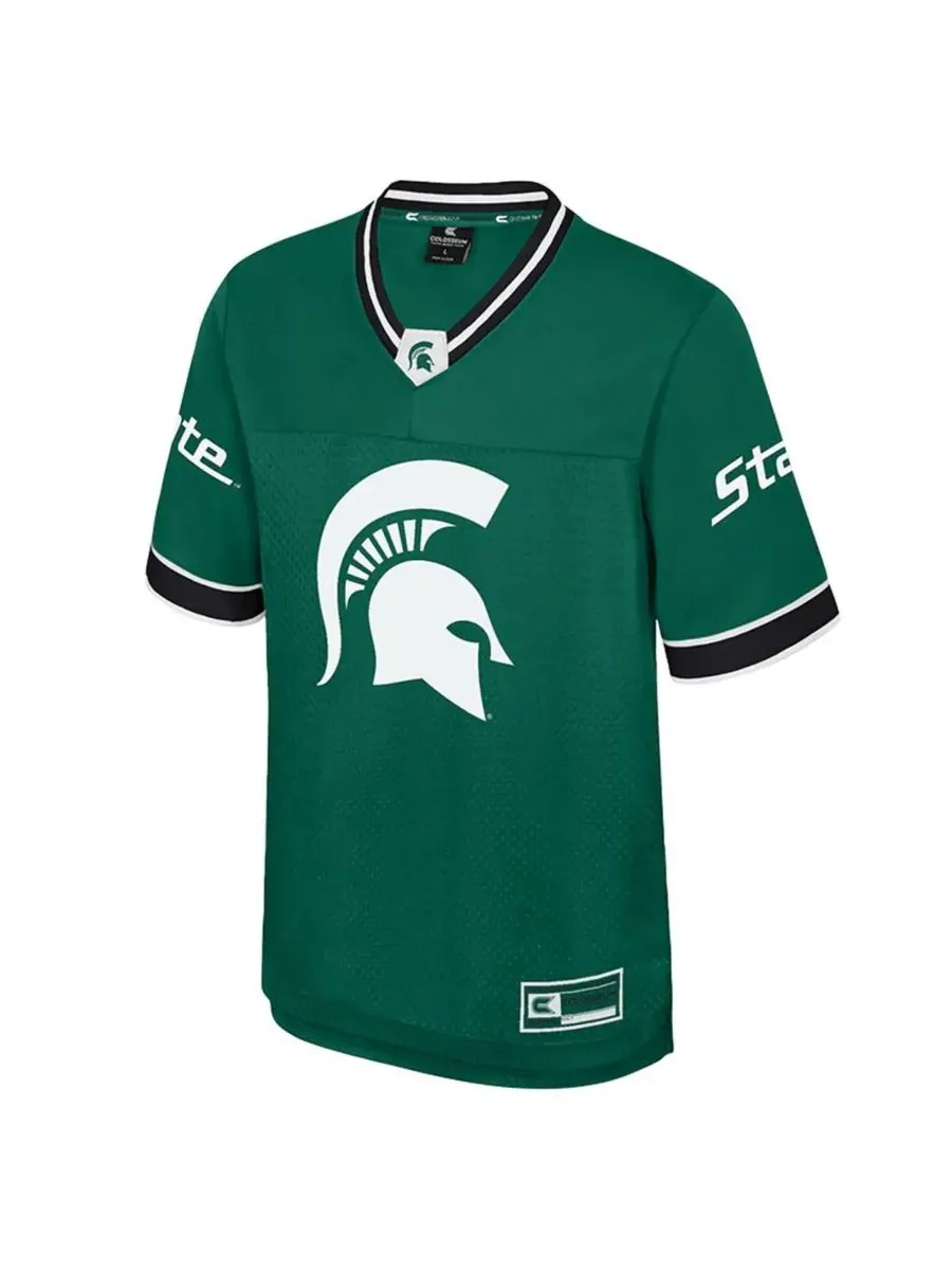 Colosseum Мужская зеленая футболка Michigan State Spartans Nothing But The Hits — изображение 3 из 3, зеленый