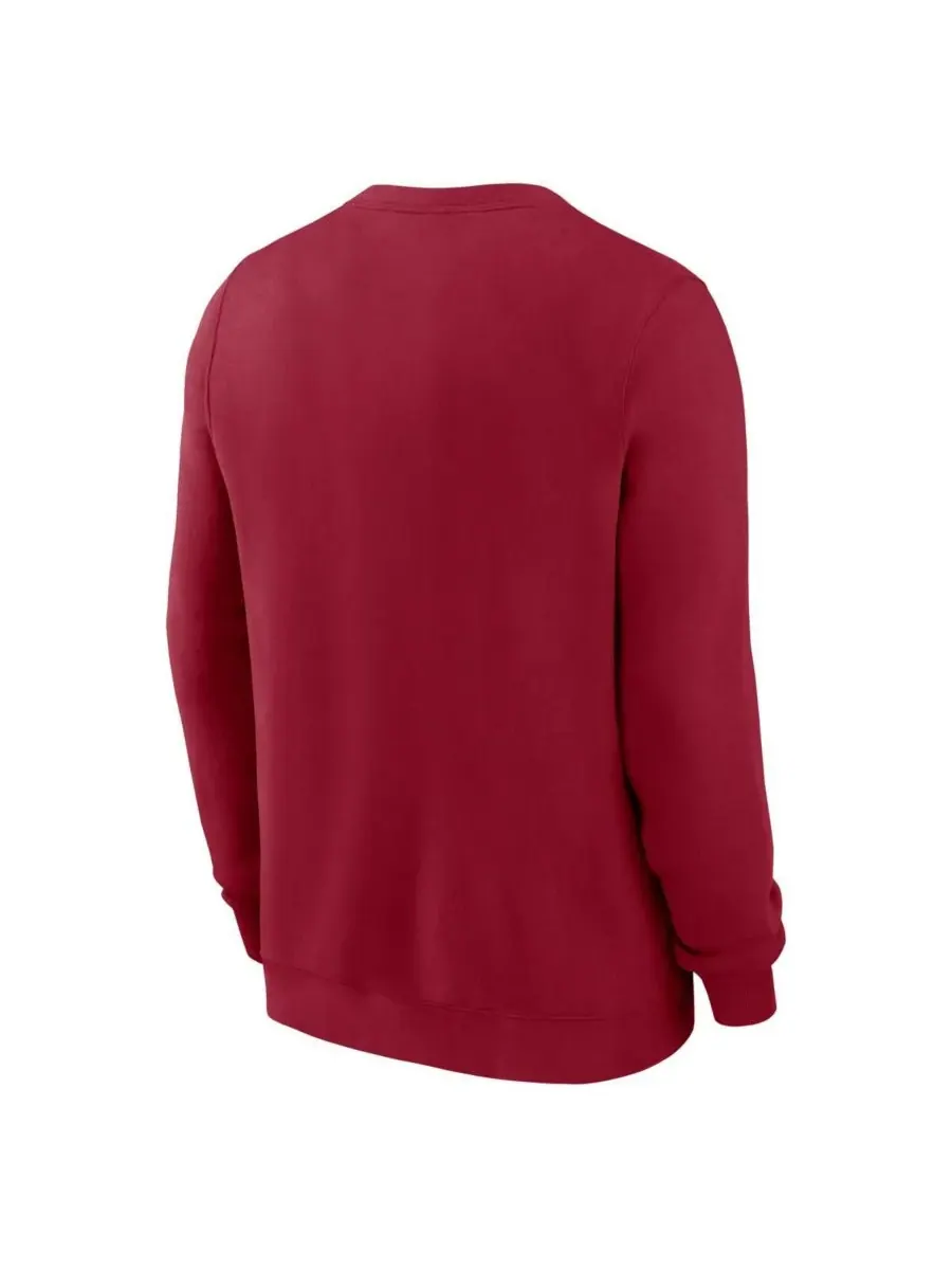 Мужская толстовка Cardinal Stanford Cardinal Arched Seal Nike — изображение 2 из 3, красный
