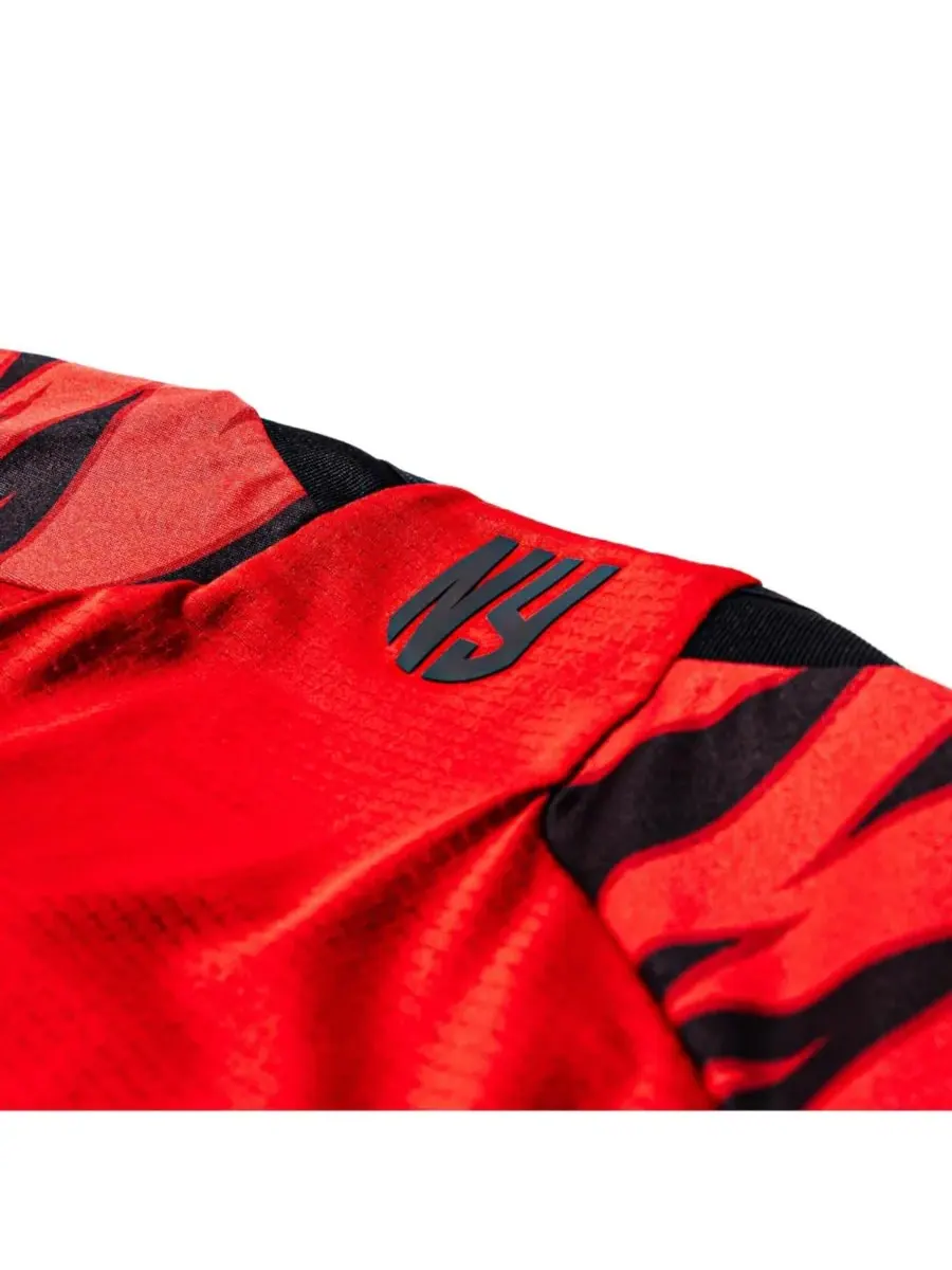 Adidas Мужская красная футболка Даниэля Эдельмана — изображение 2 из 5, красный