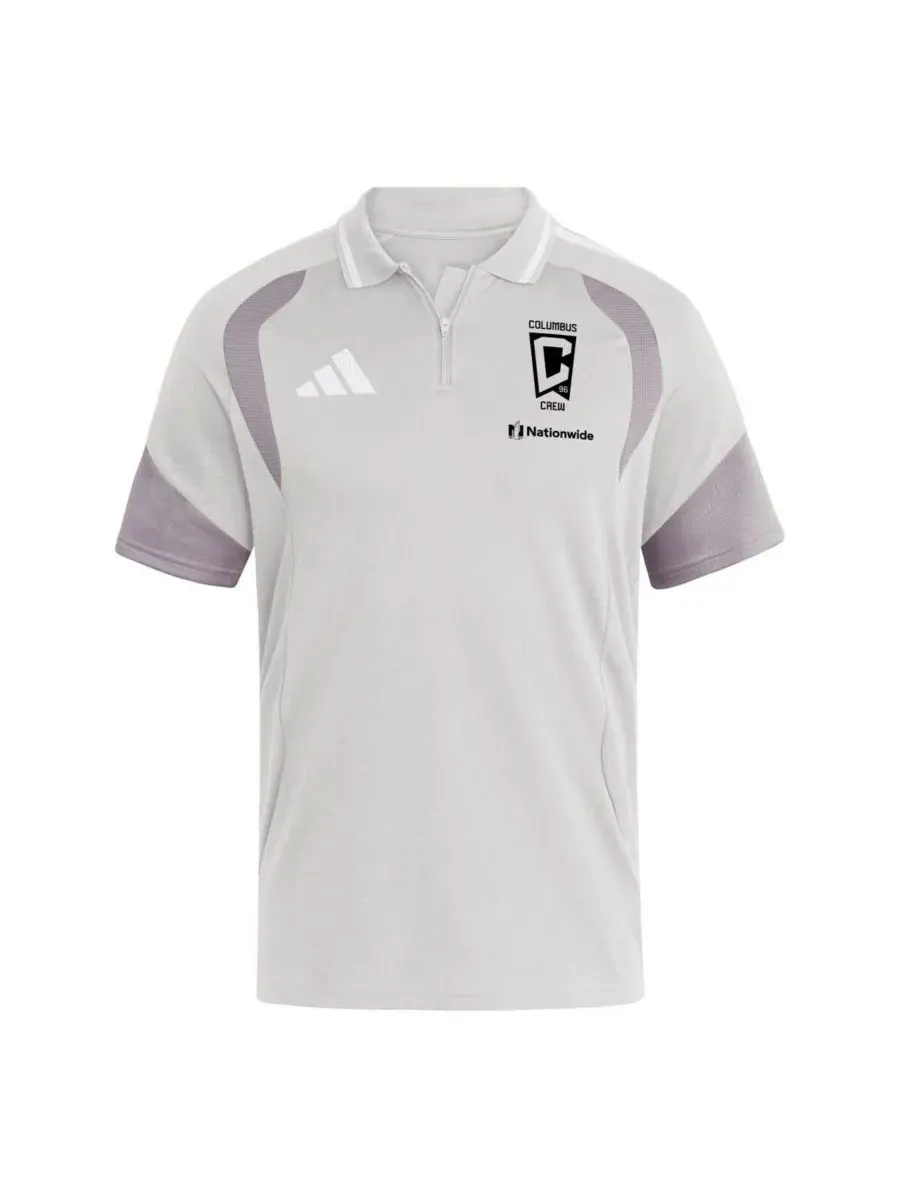 Поло с длинным рукавом Silver Columbus Crew 2026 Tiro Competition Polo adidas — изображение 2 из 3, серебряный