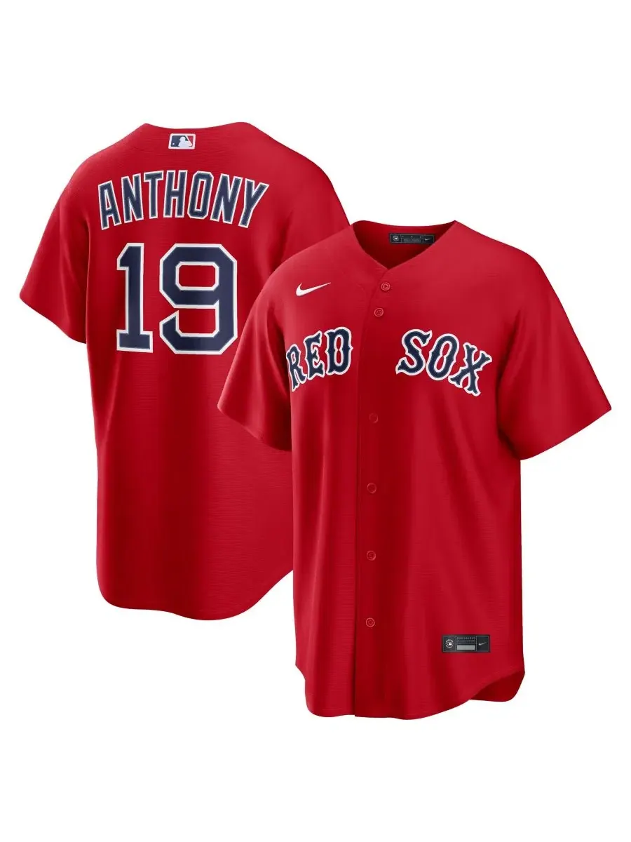 Мужская реплика джерси Nike Roman Anthony Alternate Red Boston Red Sox