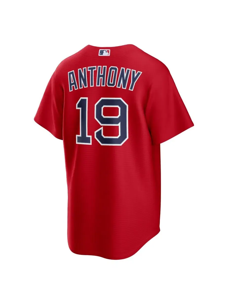 Мужская реплика джерси Nike Roman Anthony Alternate Red Boston Red Sox — изображение 3 из 3, красный