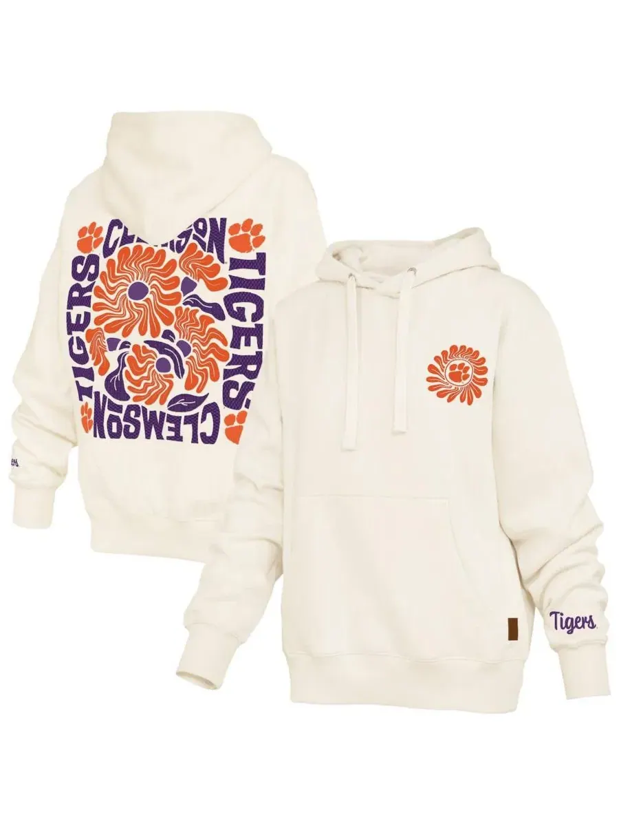 Женский худи с вышивкой Clemson Tigers Elena Janise Pressbox
