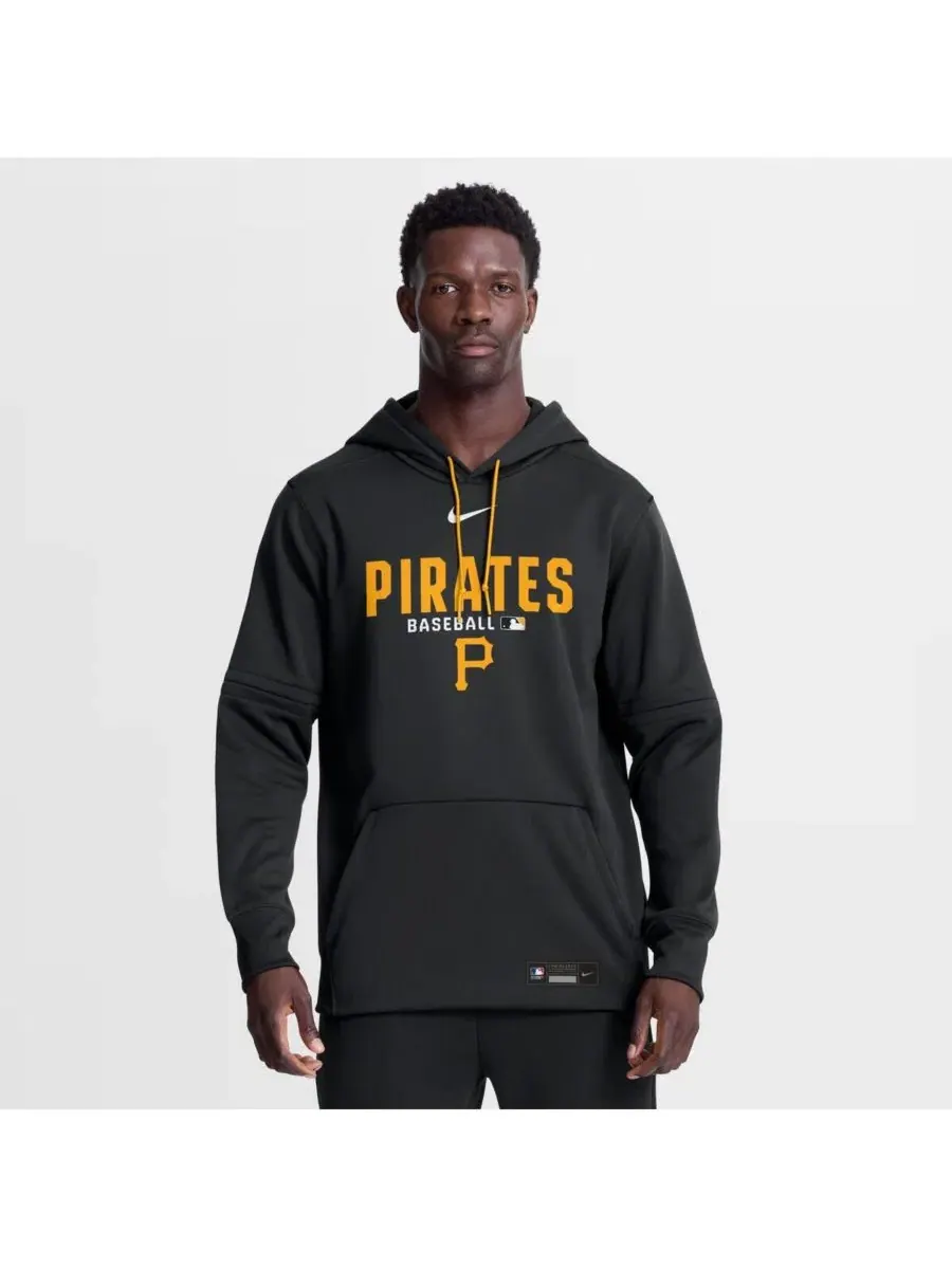 Худи с съемными рукавами Nike Pittsburgh Pirates Authentic Collection Therma-FIT