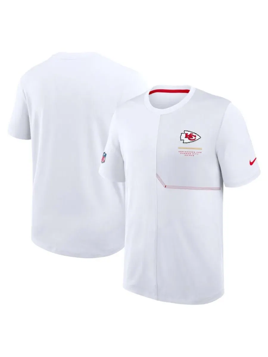 Футболка с коротким рукавом Nike Kansas City Chiefs Sideline UV Dri-FIT