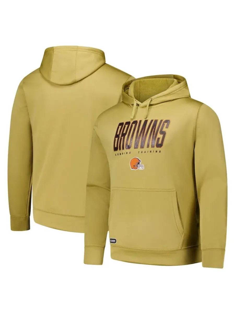 Толстовка на молнии с капюшоном Cleveland Browns Combine Training Outerstuff