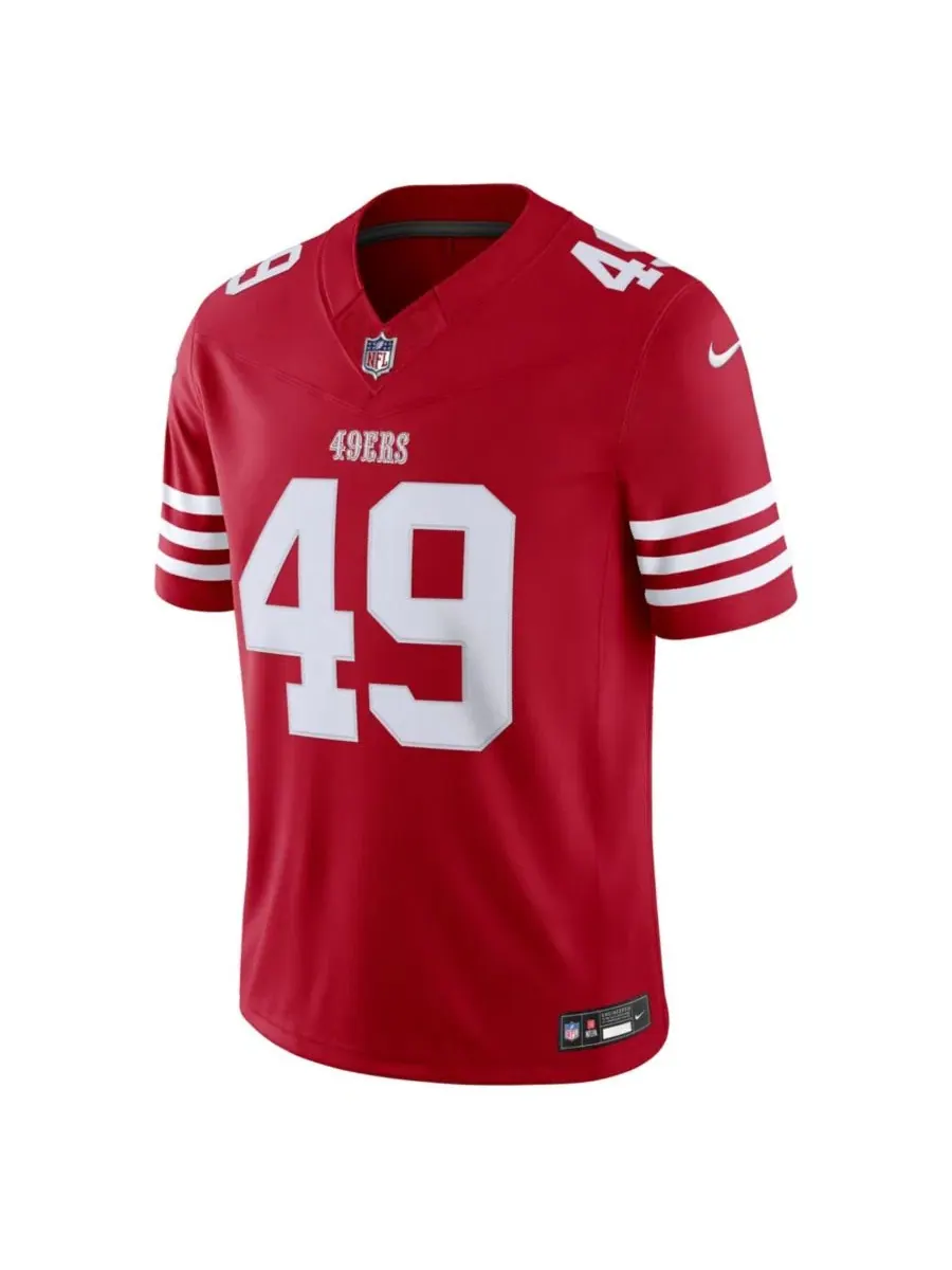 Мужская футболка Nike San Francisco 49ers The Faithful Vapor F.U.S.E. Stitched Limited — изображение 3 из 3, алый