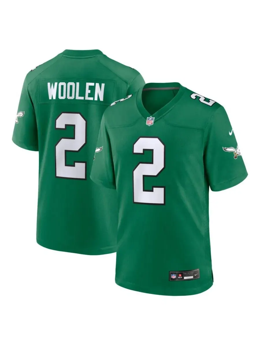 Джерси Nike Tariq Woolen Philadelphia Eagles Alternate Game