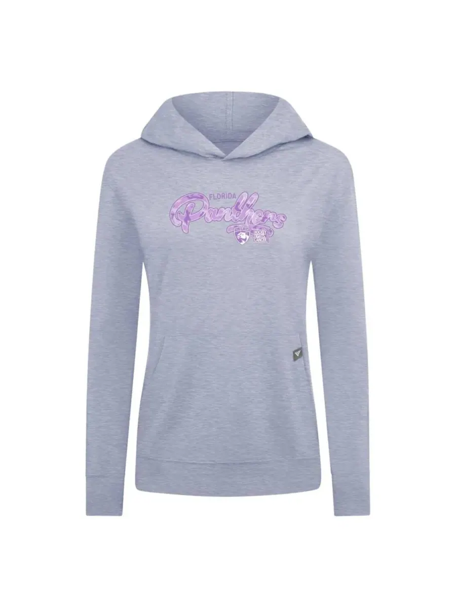 Женский худи с капюшоном с длинным рукавом, с принтом, модель Hockey Fights Cancer Relay LevelWear — изображение 2 из 3