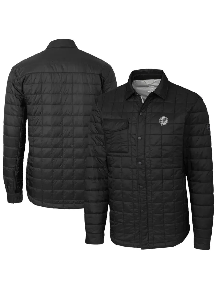 Куртка-рубашка стеганая с принтом Rainier PrimaLoft Eco Cutter & Buck