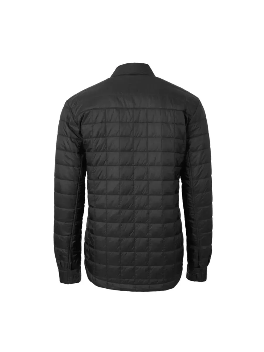 Куртка-рубашка стеганая с принтом Rainier PrimaLoft Eco Cutter & Buck — изображение 3 из 3, черный
