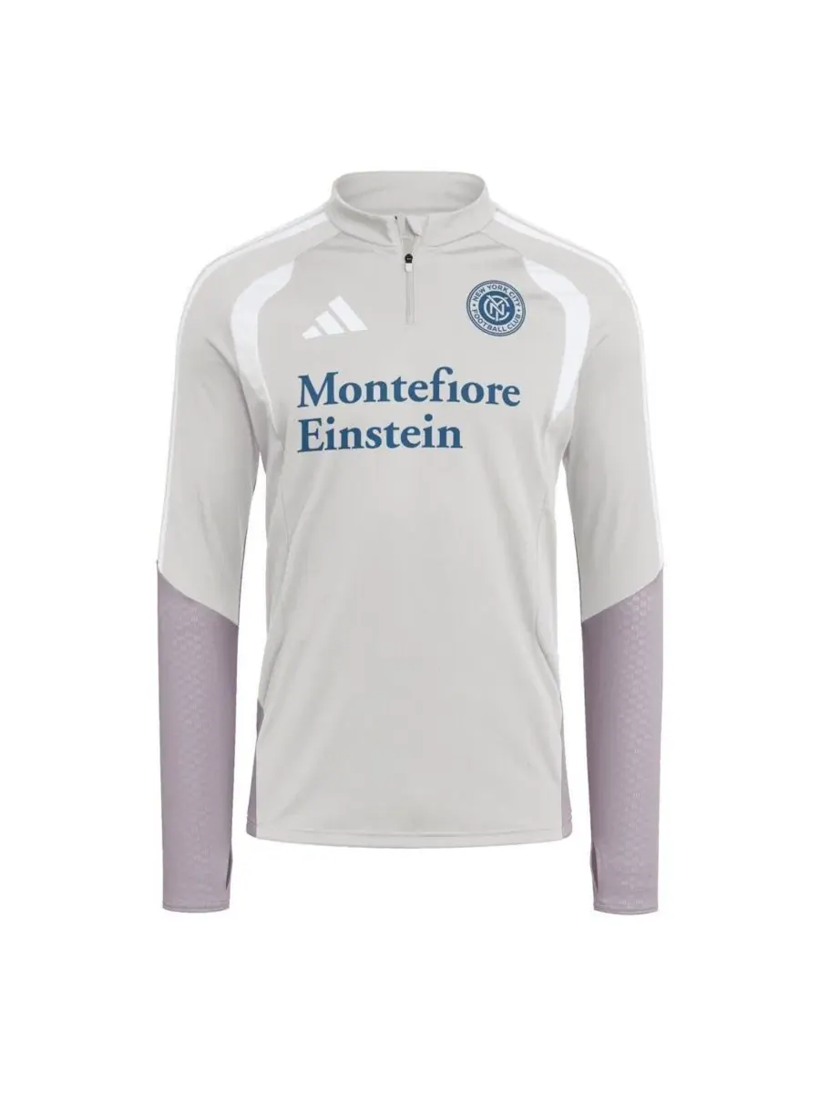Мужская тренировочная кофта с четвертью-молнией New York City FC 2026 Tiro Competition adidas — изображение 3 из 3