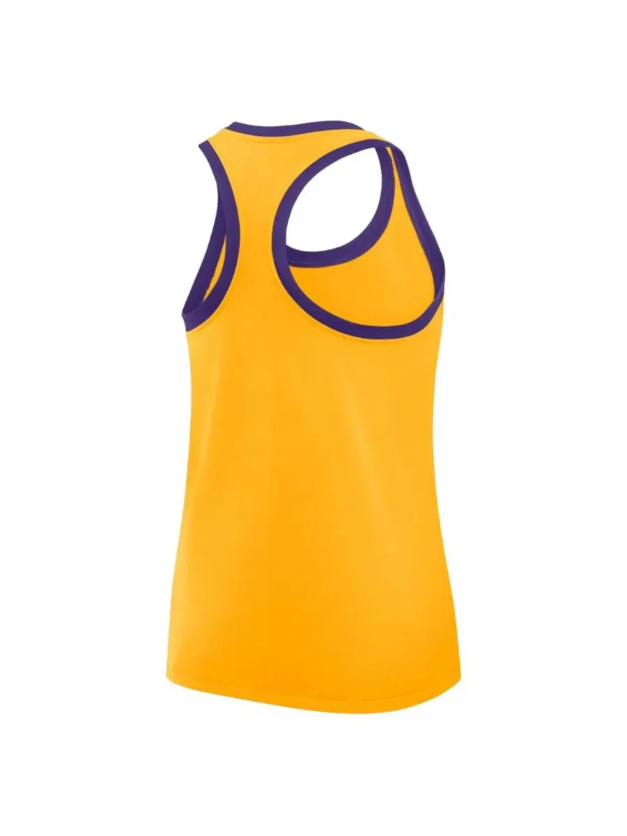 Топ-майка Nike с принтом LSU Tigers Uni Name Tri-Blend — изображение 3 из 5, золото