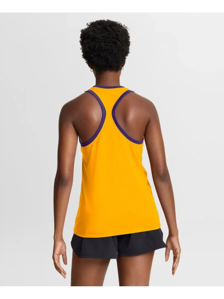 Топ-майка Nike с принтом LSU Tigers Uni Name Tri-Blend — изображение 4 из 5, золото