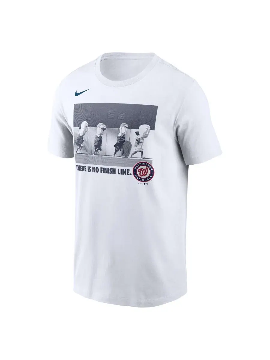 Футболка с коротким рукавом и принтом Washington Nationals Local Nike — изображение 2 из 3, белый
