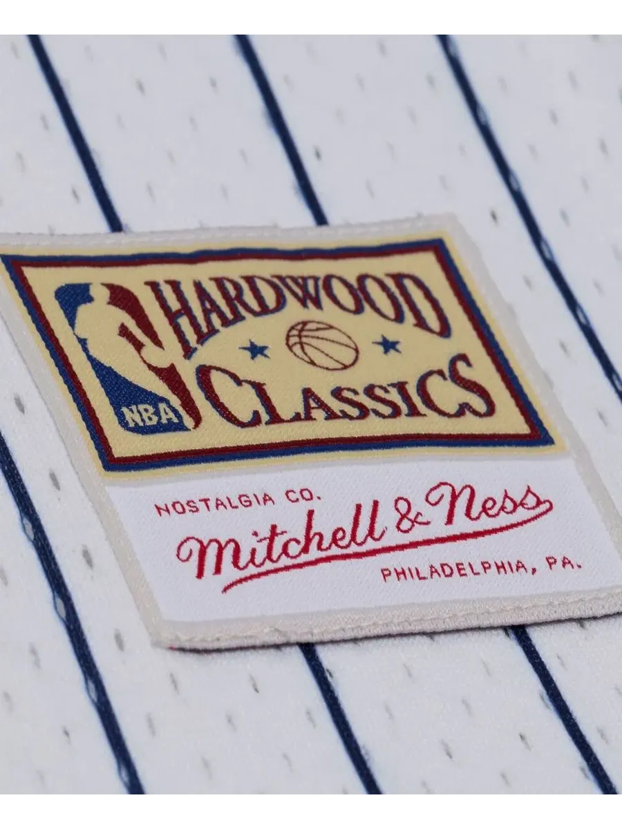 Мужская бейсбольная джерси с принтом Mitchell & Ness — изображение 4 из 5, белый