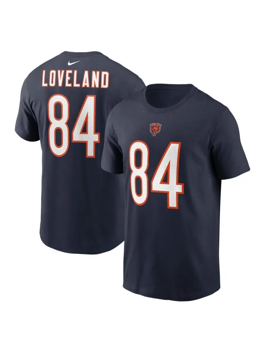 Футболка с именем и номером игрока Colston Loveland Nike