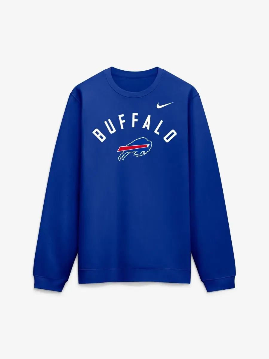 Свитшот Defensive Leader Club с принтом Buffalo Bills Nike