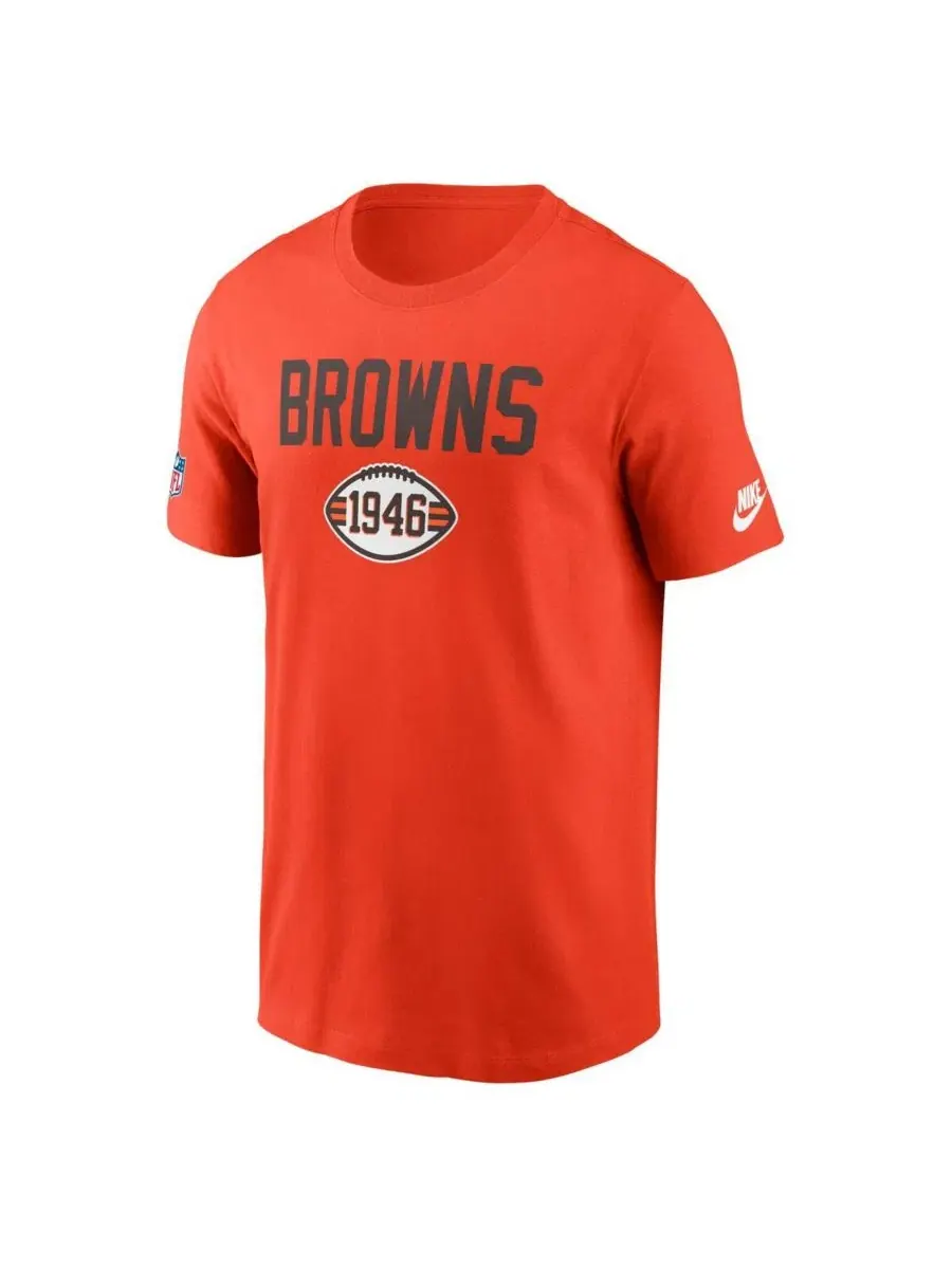 Футболка Nike Cleveland Browns Alt Pack Onside Conversion Performance — изображение 2 из 3, оранжевый