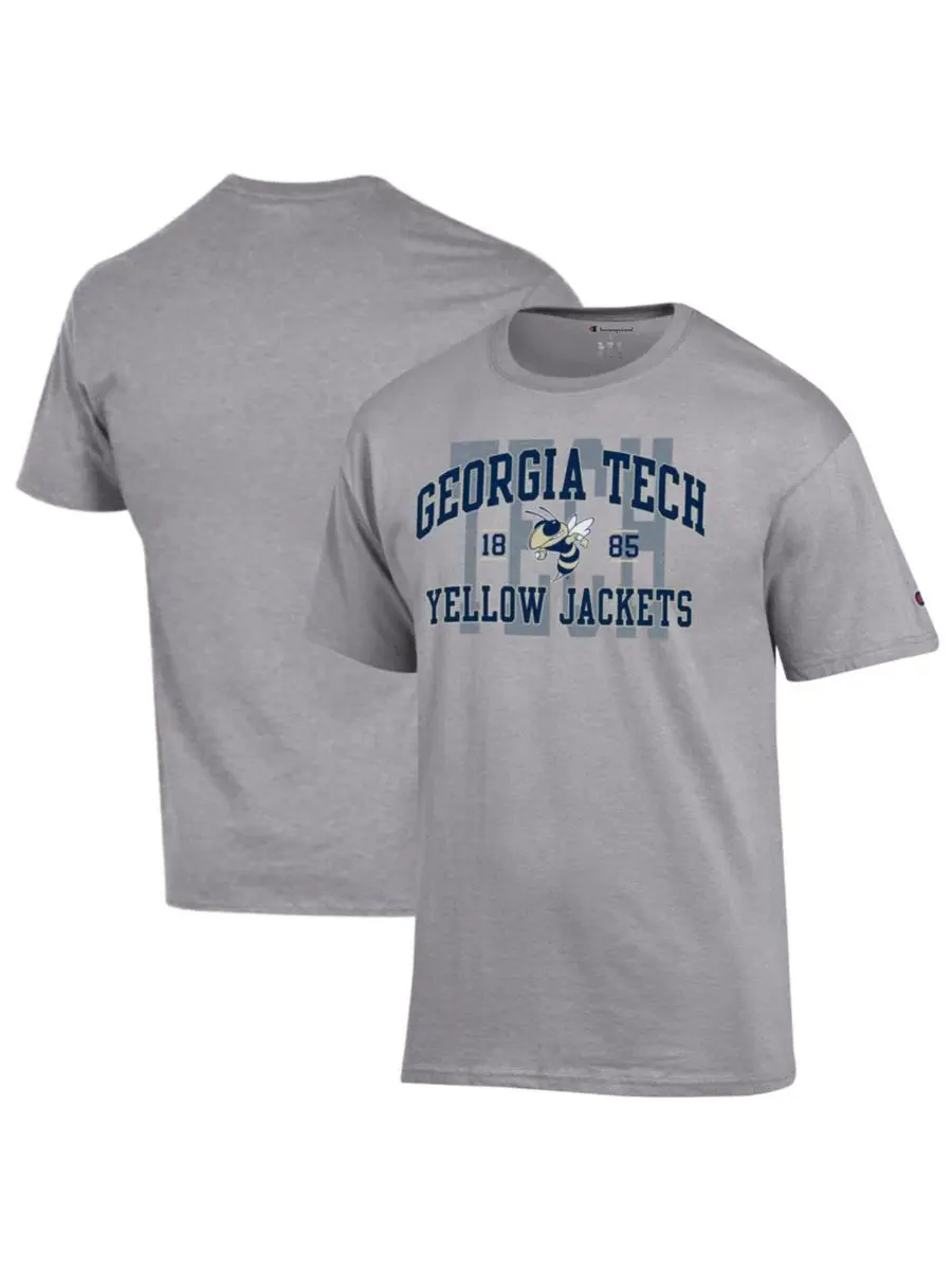 Футболка с коротким рукавом и принтом Georgia Tech Yellow Jackets Varsity Champion