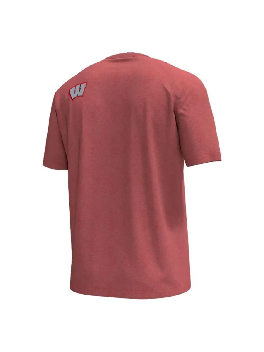 Футболка с коротким рукавом и принтом Wisconsin Badgers 2026 Lambeau Field Collection Icon Under — изображение 2 из 3