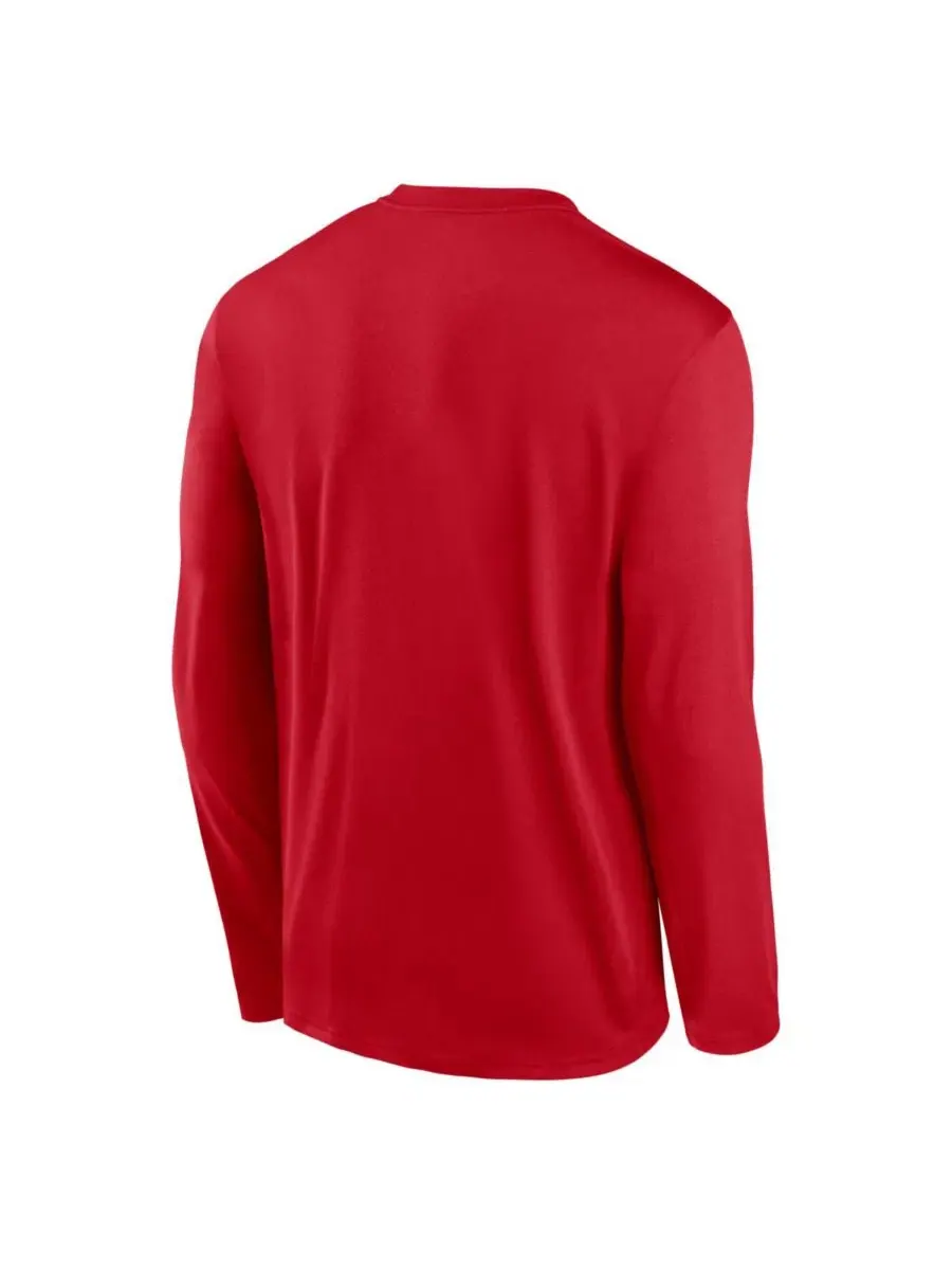 Футболка с длинным рукавом Legend Dri-FIT Los Angeles Angels Nike — изображение 3 из 3, красный