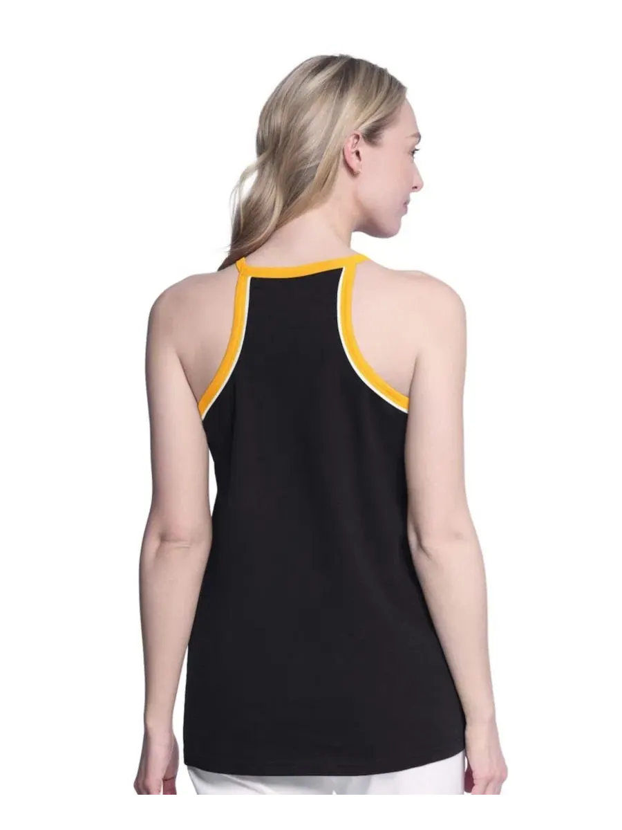 Топ-майка с разрезной спинкой Boston Bruins Curveball Racerback G-III 4Her by Carl Banks — изображение 2 из 2, черный