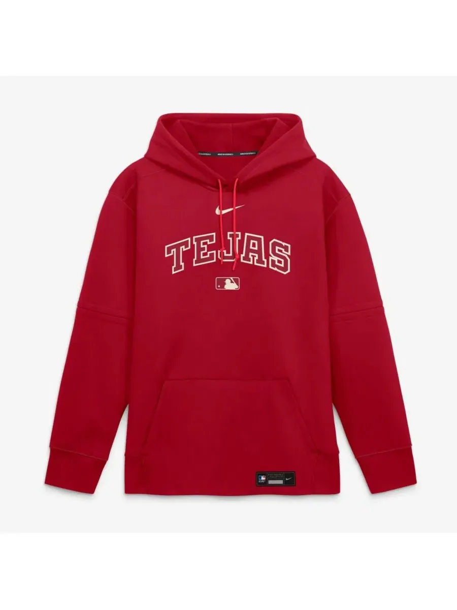 Худи с флисовой подкладкой и съемными рукавами Texas Rangers 2026 City Connect Authentic Collection — изображение 2 из 3