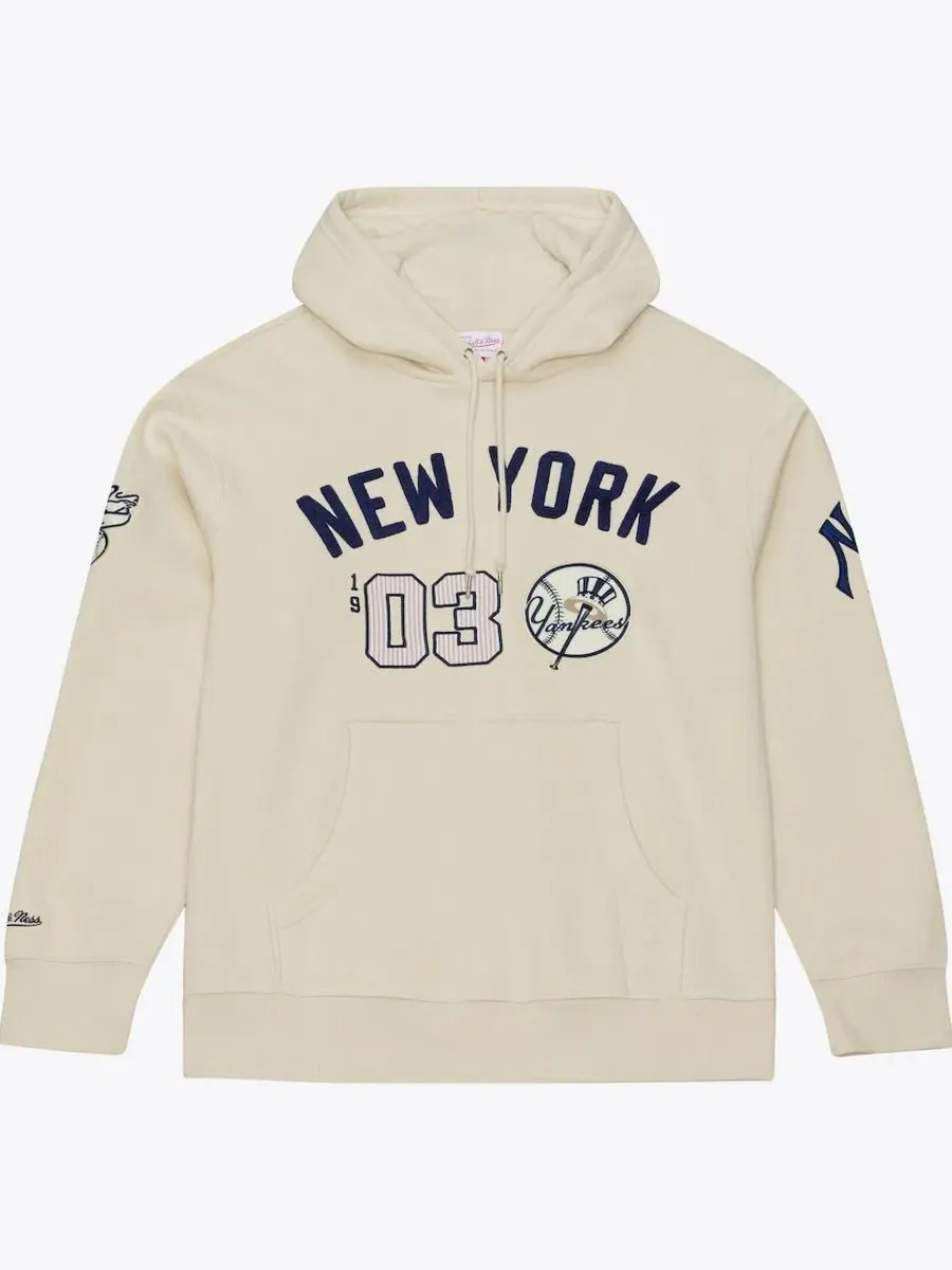 Худи с вышивкой New York Yankees Yacht Rock Mitchell & Ness