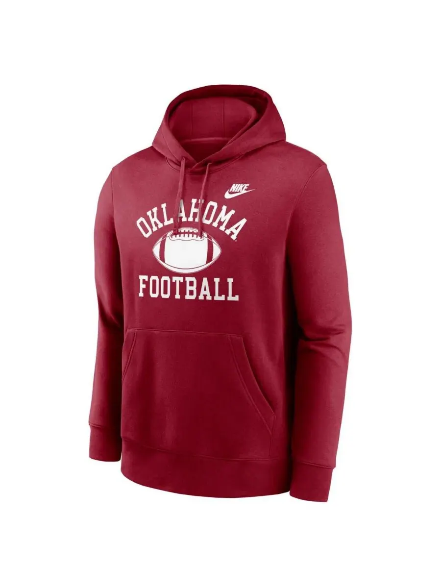 Толстовка с капюшоном Legacy Football Icon Club Fleece Pullover Hoodie Nike — изображение 3 из 3, красный