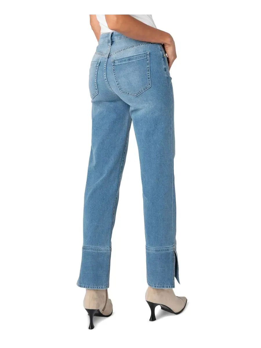 Джинсы прямого кроя с манжетами Petite Kennedy Liverpool Los Angeles, Cowboy Sky — изображение 2 из 4