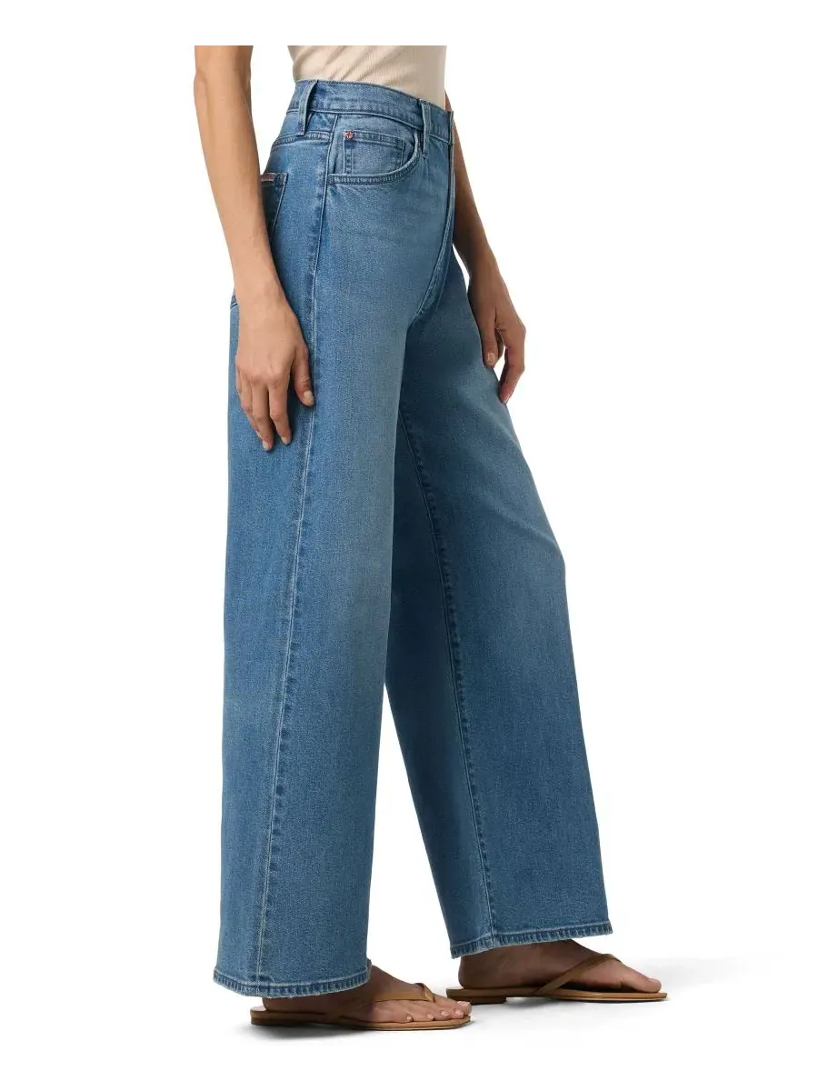 Джинсы с высокой посадкой и широкими штанинами Jolene Hudson Jeans, Whistler — изображение 2 из 3
