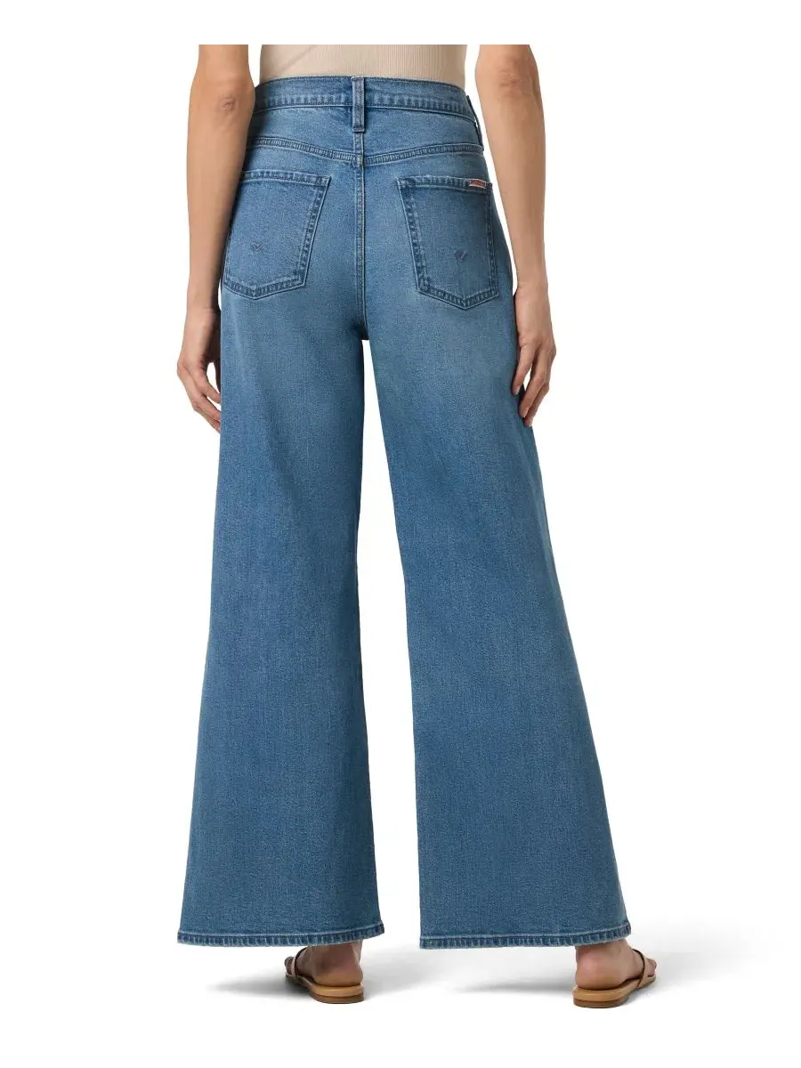 Джинсы с высокой посадкой и широкими штанинами Jolene Hudson Jeans, Whistler — изображение 3 из 3