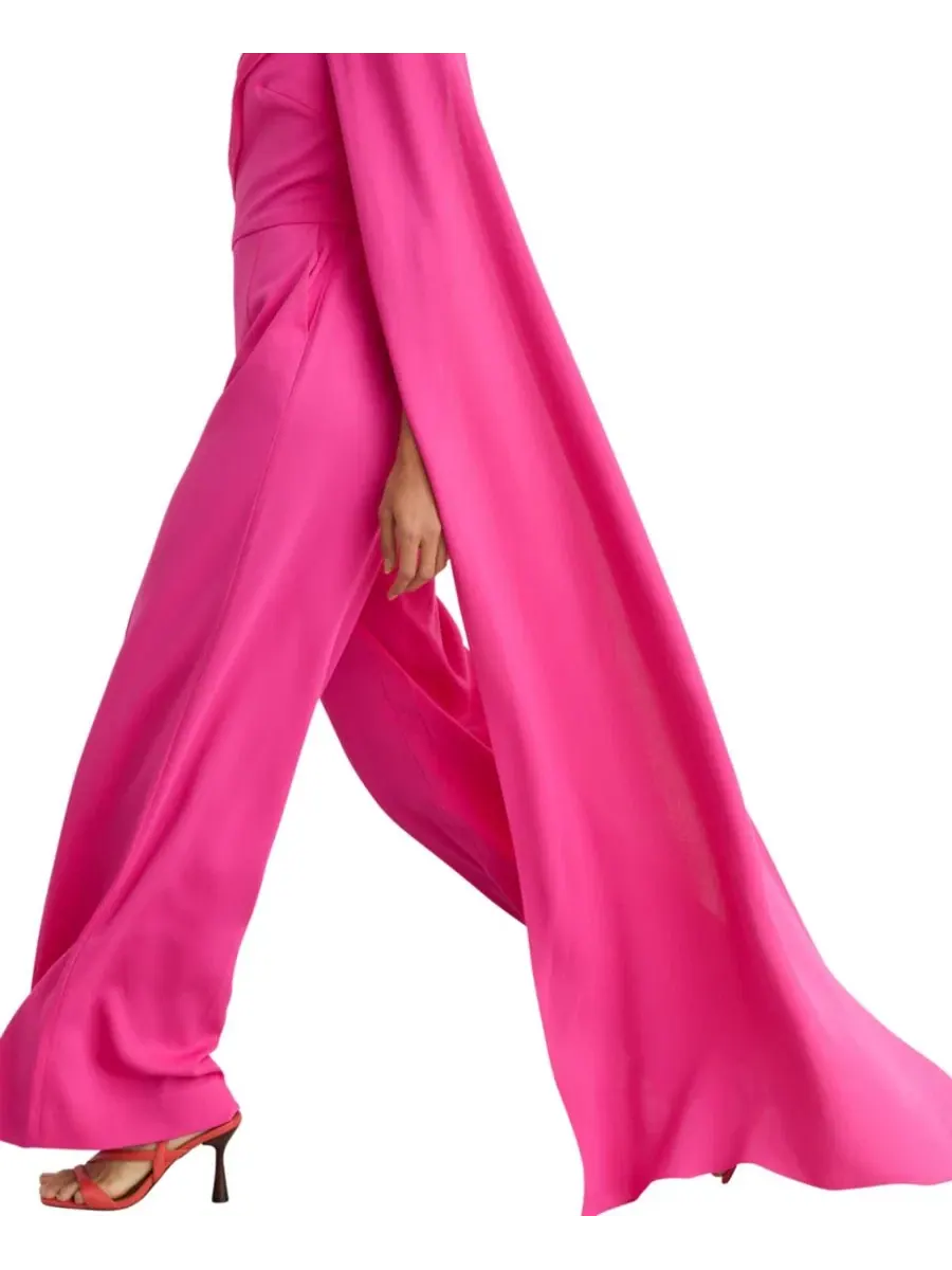 Комбинезон с одним плечом и драпировкой REISS, Wide-Leg — изображение 3 из 5