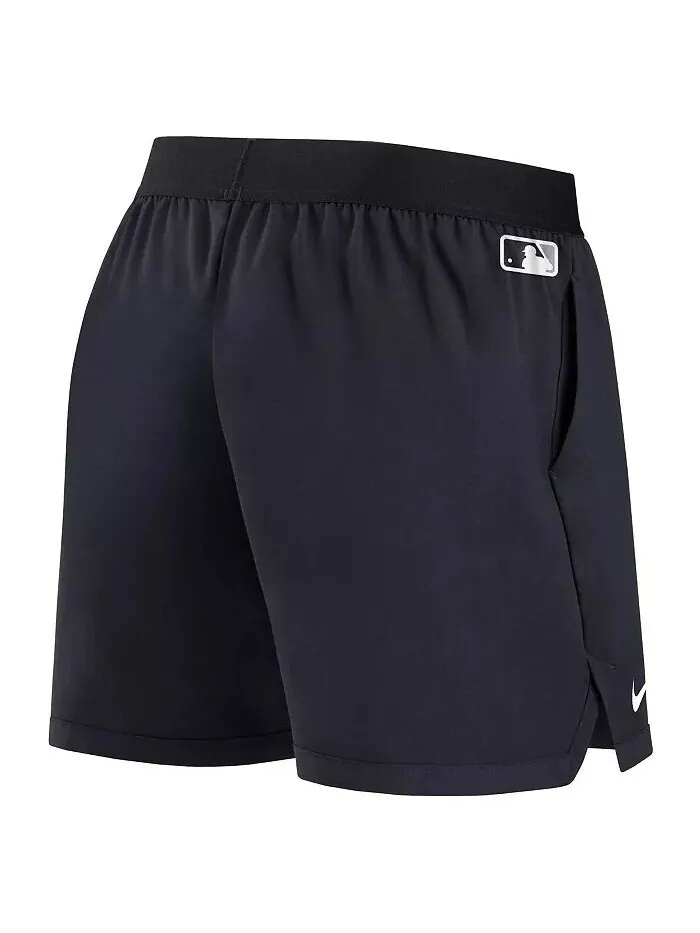 Женские темно-синие шорты New York Yankees Authentic Collection Team Performance Nike — изображение 4 из 4