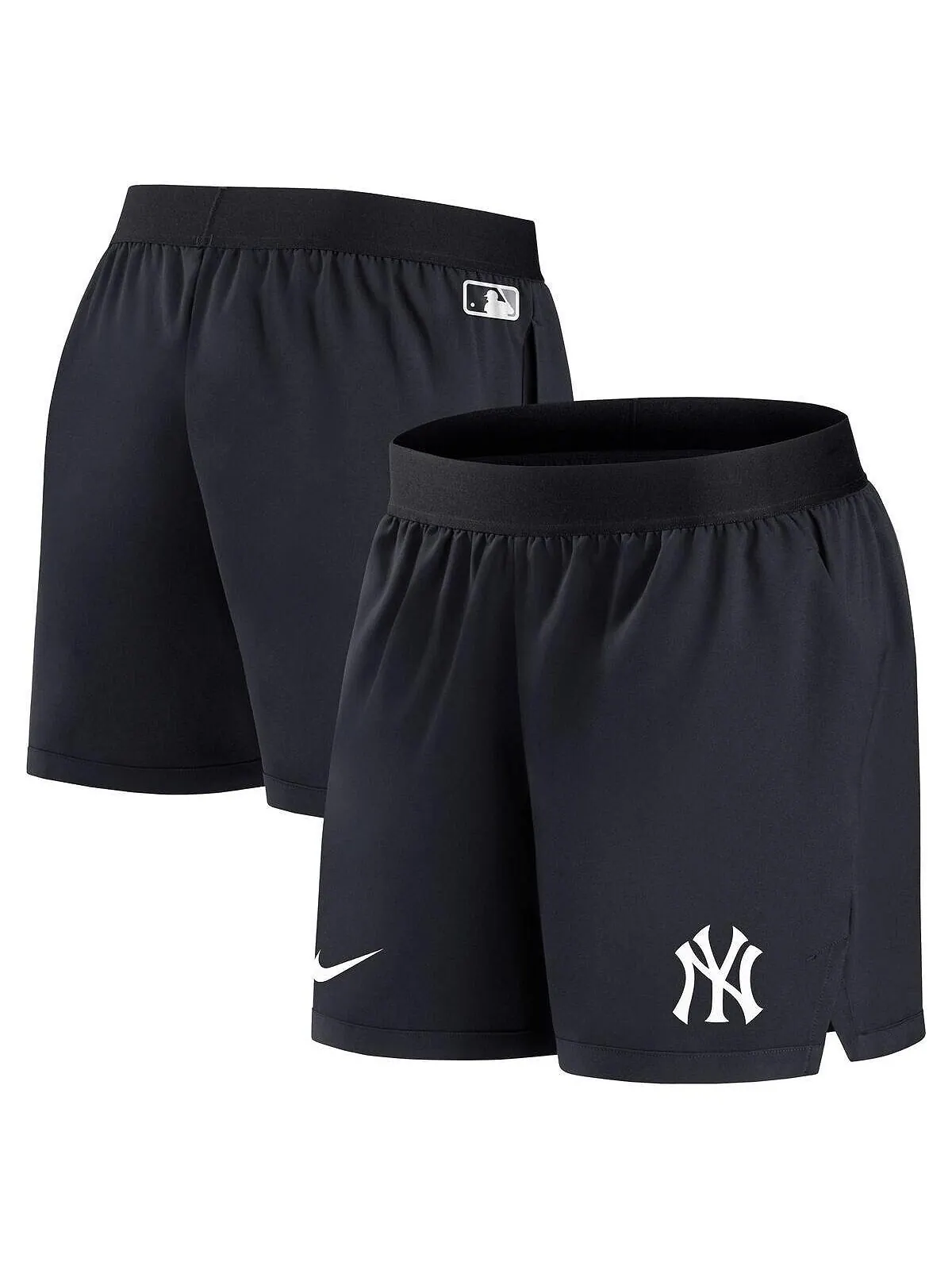 Женские темно-синие шорты New York Yankees Authentic Collection Team Performance Nike