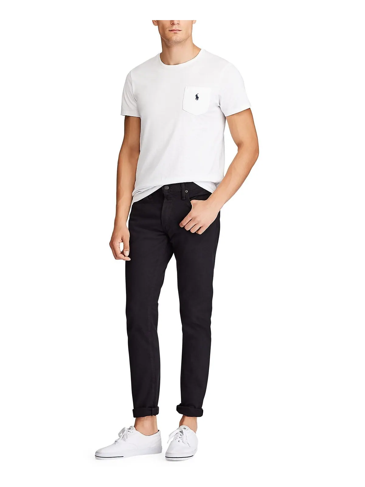 Джинсы Polo Ralph Lauren Sullivan Slim Stretch — изображение 4 из 4, черный