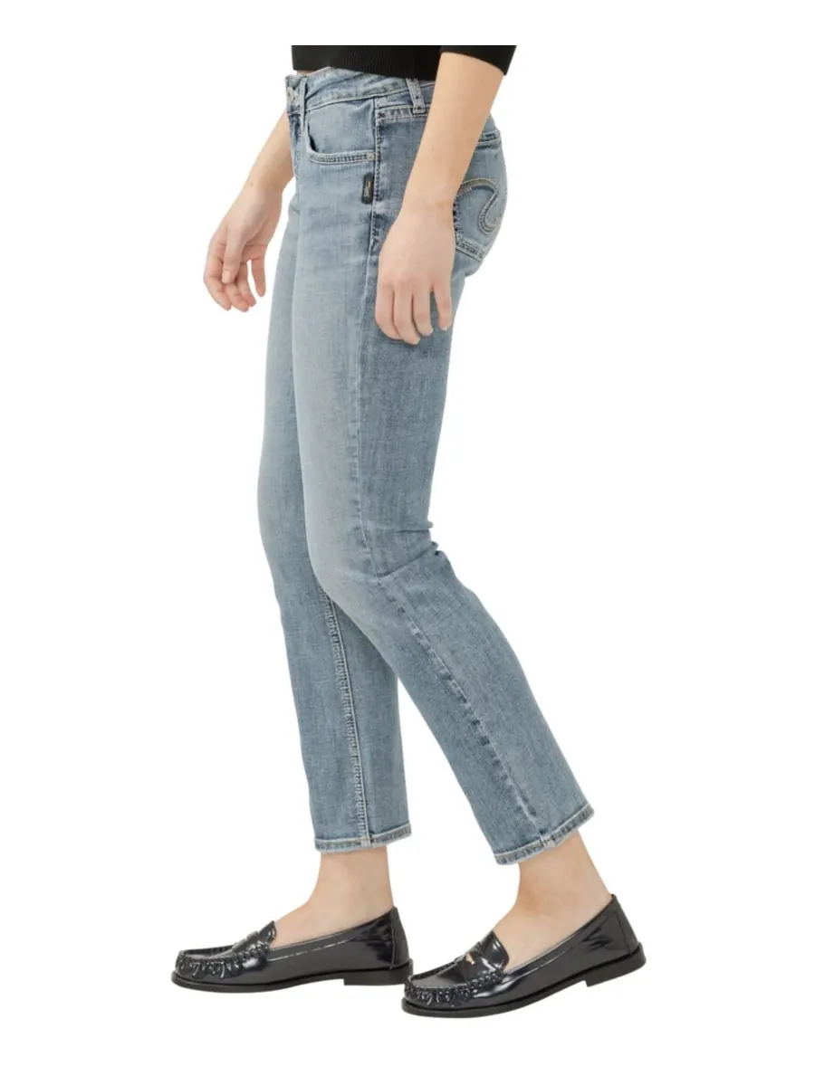 Женские джинсы Elyse со средней посадкой, удобного кроя, прямого кроя Silver Jeans Co, Melville — изображение 2 из 4